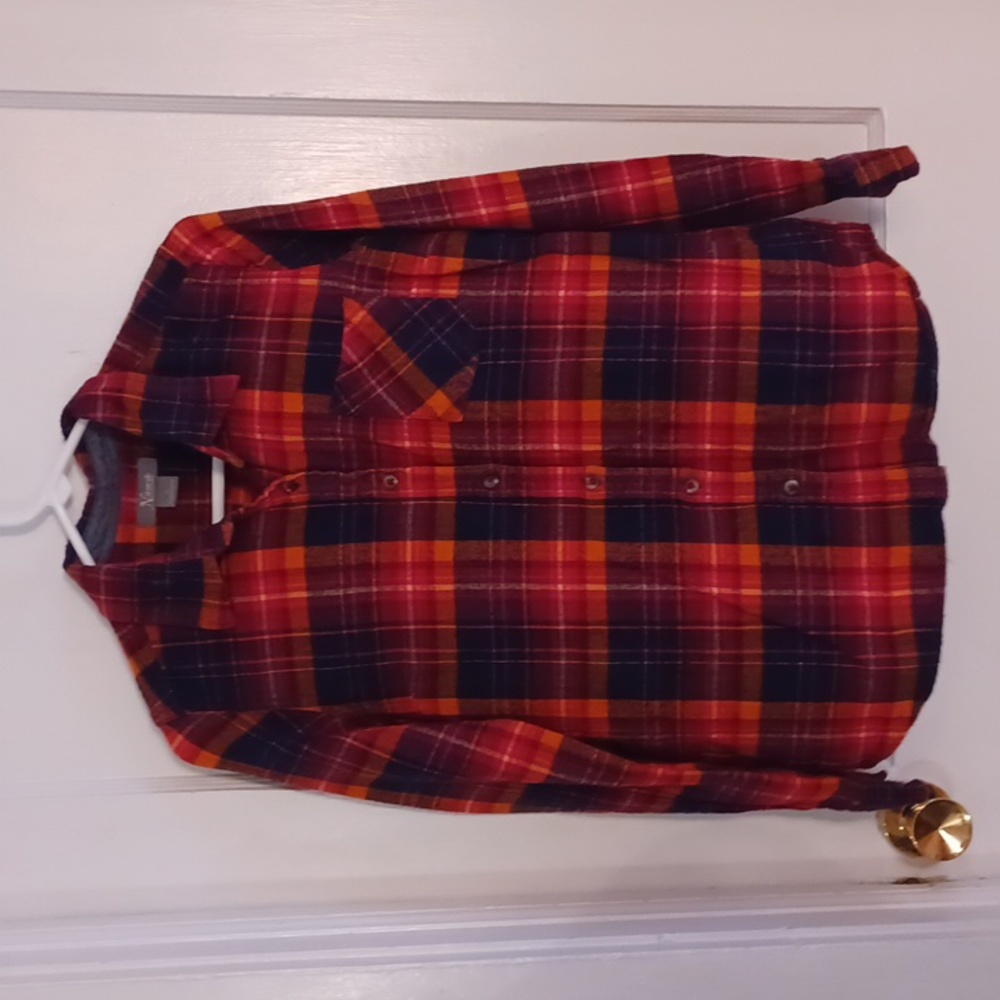 Natural Reflections  flannel  shirt, women's size medium